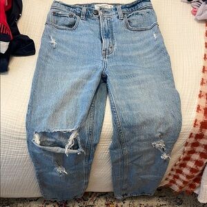 Abercrombie 90s Straight Ultra High Rise Jeans
